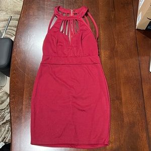Maroon Mini Dress Size L